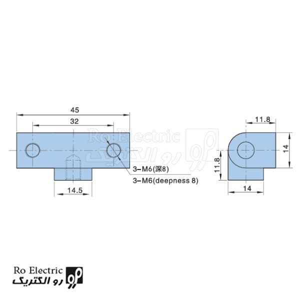 نقشه لولا رو کار کوچک HL025-2