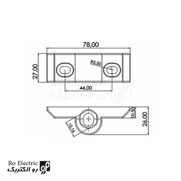 نقشه ساپورت اتصال دهنده کابین هواساز