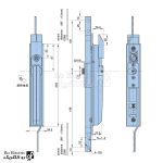 نقشه قفل اهرمی MS4087Z-3-3