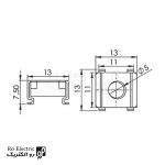 نقشه مهره ریتال خاری M5-M6-M8-M10